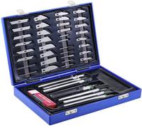 TO-7692339 SET de lames de 50 pièces Scalpel couteau à pochoir couteau de précision SET de coupe 56 parties