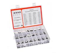 TO-92 Kit d'assortiment de transistors 480 pièces 24 NPN PNP types de silicium pour développement de systèmes embarqués et projets de microcontrôleurs