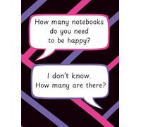 To Be Happy - Planner Notebook Journal 333 Graph Pages - Perfect: planner, work, school, note-taking, travel writing, and journaling: Black, Pink, Purple