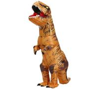 TO.BE.NO.1 Towards The First Costume de dinosaure gonflable pour adulte - Costume de dinosaure T-Rex amusant pour cosplay, Halloween (marron)