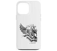 to Die with Honor Warrior Angel Wings Skull Coque pour iPhone 13 Pro Max