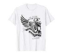 to Die with Honor Warrior Angel Wings Skull T-Shirt