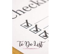To Do List: Carnet de listes - planning des tâches et notes quotidiennes - 100 pages format 15.24 x 22.86 cm