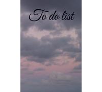 To do list: Carnet de motivation et de productivité