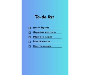 To-do list: Edición azul