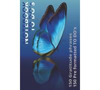 To Do List Notepad - Gratitude - Butterfly lovers: To DO's Pre formatted with 1 Gratitude Phrase per page, also including 9 pages about Gratitude - 6 ... Daily Planner Notepad with Task Checklist