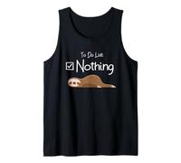 to do List Nothing - Paresseux Amusant et Mignon Débardeur