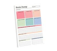To Do List Planning Notepads A5 Notepad 50 Removable Sheets，1 PC