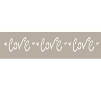 TO-DO Pochoir N° 509 Love - 5 x 25