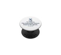 to Dream The Impossible Dream Moulin à Vent imprimé Bleu Marine PopSockets PopGrip Adhésif