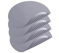 To encounter Lot de 4 Tapis en Silicone pour Micro-Ondes - Rond - 30,5 x 30,5 cm - Résistant à la Chaleur - Multifonctionnel - Protection Contre Les éclaboussures - Dessous de Plat - Support de