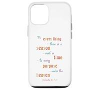 to Everything There is A Season Ecclésiaste 3 1 Coque pour iPhone 12/12 Pro