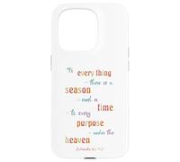 to Everything There is A Season Ecclésiaste 3 1 Coque pour iPhone 15 Pro