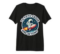 to Fifth Grade and Beyond Boys Space Lover Astronaute School T-Shirt Haut de Gamme