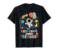 to First Grade and Beyond Astronaut Back to School Kids T-Shirt