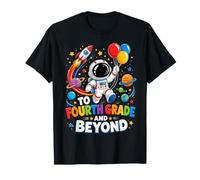 to Fourth Grade and Beyond Astronaut Back to School Kids T-Shirt