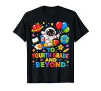 to Fourth Grade and Beyond Astronaut Back to School Kids T-Shirt