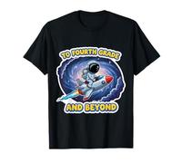 to Fourth Grade and Beyond Boys Space Lover Astronaute School T-Shirt