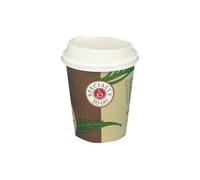 Gobelet en carton avec couvercle To Go 20 cl - Lot de 10
