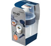 To Go Two Way Boîte À Yaourt Avec Cuillère-310 + 560 Ml-Diamètre 98 X 180 Mm-Gobelet À Yaourt Avec Gobelet À Sauce-Boîtes 100% Hermétiques Et Étanches-Passe Au Lave-Vaisselle Et