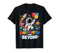 to Kindergarten and Beyond Astronaut Back to School Kids T-Shirt
