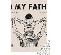 to My Father Gift from Son, Puzzle Classique 1000 Pièces, 38x26cm/1000pcs