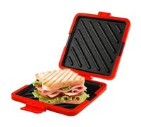 To-pain à toastie à micro-ondes To-pain micro-ondes résistant la chaleur avec boîtier en silicone pas fabricant de sandwich électrique pour les collations de grill pour le petit-déjeuner