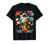 to Pre-K and Beyond Astronaut Space Back to School Kids T-Shirt