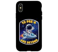 to Pre-K and Beyond Boys Space Lover Astronaute Back School Coque pour iPhone X/XS