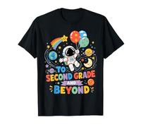 to Second Grade and Beyond Astronaut Back to School Kids T-Shirt
