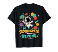 to Second Grade and Beyond Astronaut Back to School Kids T-Shirt