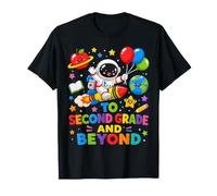to Second Grade and Beyond Astronaut Back to School Kids T-Shirt