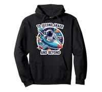 to Second Grade and Beyond Boys 2nd Astronaute Space Lover Sweat à Capuche