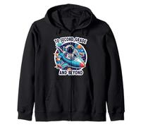 to Second Grade and Beyond Boys 2nd Astronaute Space Lover Sweat à Capuche