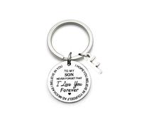(To Son,F)To My Son/daughter Inspirational Gift Keychain Never Forget That I Love You Forever Best Father