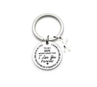 (To Son,K)To My Son/daughter Inspirational Gift Keychain Never Forget That I Love You Forever Best Father