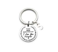 (To Son,S)To My Son/daughter Inspirational Gift Keychain Never Forget That I Love You Forever Best Father