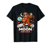 to The Moon and Back Sasquatch Valentine Love Humour T-Shirt
