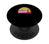 To The Moon Mission Bitcoins sats hype futurs gains bitcoin PopSockets PopGrip Adhésif
