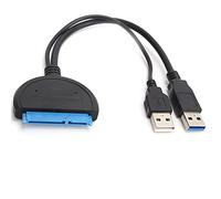 to USB 3.0 Adapter Cable for 2.5 inch HDD/SSD, Wide Compatibility, Simple Operation, Durable, Plug and Play, No Driver Needed, PVC Material
