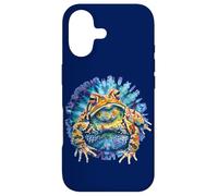 Toad Coiffe Dye Spirale pour Les propriétaires d'animaux de Compagnie Violet/Bleu Coque pour iPhone 17