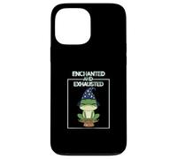 Toad Enchanted and Exhausted I'm Tired From All The Work Fun Coque pour iPhone 13 Pro Max