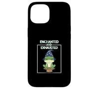 Toad Enchanted and Exhausted I'm Tired From All The Work Fun Coque pour iPhone 15