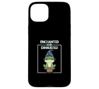 Toad Enchanted and Exhausted I'm Tired From All The Work Fun Coque pour iPhone 15 Plus