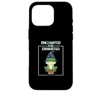 Toad Enchanted and Exhausted I'm Tired From All The Work Fun Coque pour iPhone 16 Pro