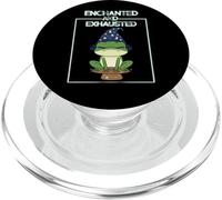 Toad Enchanted and Exhausted I'm Tired From All The Work Fun PopSockets PopGrip pour MagSafe