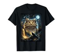 Toad Howling to The Moon Meme Grenouille Animale des années 90 T-Shirt