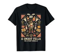 Toad, Vous êtes Soit Un Gars Intelligent, Soit Un Western à l'odeur de Pet T-Shirt Graphique avec Valeur, Homme, Noir, M
