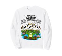 Toadally Awesome 5e année drôle Mouette Grenouille Enseignant Enfants Sweatshirt