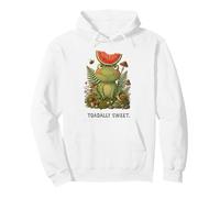 Toadally Sweet Cottagecore Grenouille Champignon pastèque Sweat à Capuche